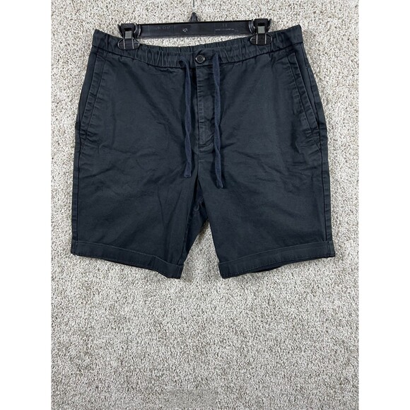 Zara Other - ZARA Men’s Black Elastic Waist Drawstring Shorts Size L  Casual
